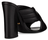 'Webby' Crossover Leather Sandals - ( Black, Green, Beige, Red, White ) - DESIGNER INSPIRED FASHIONS