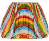 Oversized Striped Silk-Chiffon Top