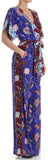 Floral Print Silk Jumpsuit