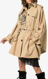 Tiger Print Trench Coat