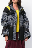 Floral Embroidered Padded Jacket