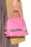 Ville S Leather Tote, Pink