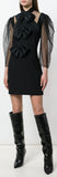 Bow Front Short Dress