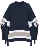 Striped Cotton Sweatshirt