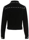 Embellished Velvet Jacket