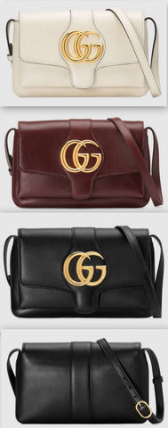 Arli Small Shoulder Bag - White, Burgundy, Black