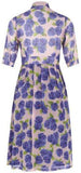 'Takara' Silk Midi Dress