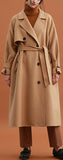 Camel Oversized Wool Trench Coat