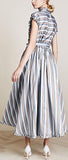 Striped Midi Dress