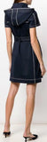 'VLTN' Hooded Track Dress