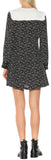 Marocain Printed Crepe Silk Dress