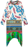 Printed Asymmetric Dress