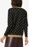 GG Cotton Lurex Cardigan