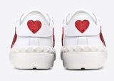 Sequin Heart Motif Open Sneaker