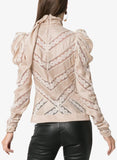 Unbridled Chevron Panel Top