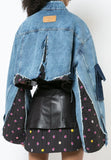 Mixed Crop Denim Jacket