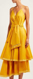 Ladies Who Lunch Tiered Poplin Midi Dress | DESIGNER INSPIRED FASHIONS