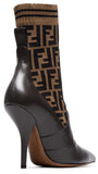Rockoko 105 Leather and Fabric Ankle Boots