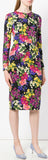Floral Print Fitted Dress
