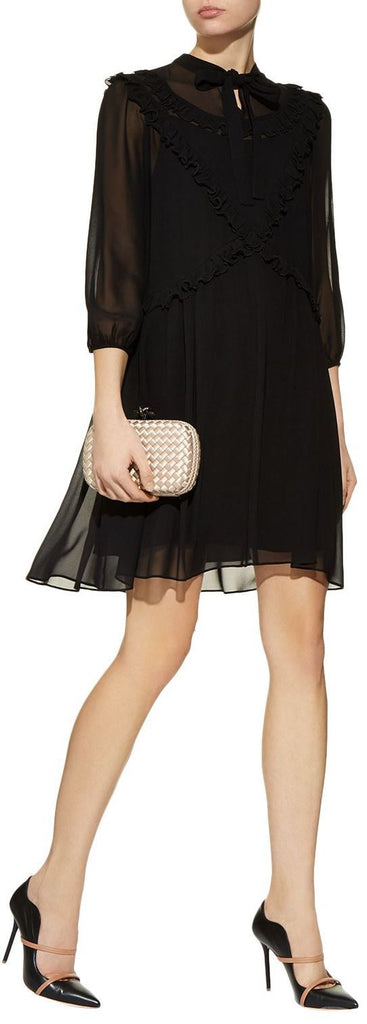 Ruffle Panel Dress