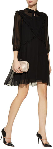 Ruffle Panel Dress