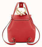 Red Leather Backpack