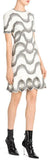 A-Line Wave Printed Dress