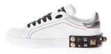 Rose Portofino Sneakers with Appliques