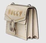Guccy Dionysus Medium Shoulder Bag - White or Black