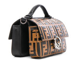 Double Micro Logo Print Baguette