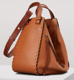 Laced Hammock Handbag, Tan