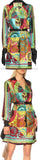 Printed Silk Dress | DESIGNER INSPIRED FASHIONS