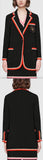 Viscose Jacket with Fox Crest | DESIGNER INSPIRED FASHIONS