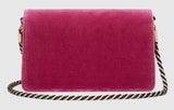 Shoulder Bag with Square G, Pink
