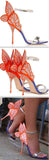 'Chiara' Butterfly-Wing Sandals - DESIGNER INSPIRED FASHIONS