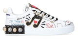 Appliqué Portofino Music Note Sneakers
