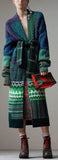 Oversized Patchwork Cardigan Coat