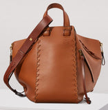 Laced Hammock Handbag, Tan
