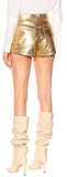 Metallic Leather Shorts | DESIGNER INSPIRED FASHIONS