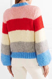 Multi Colored Striped Knit Sweater