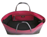 FF Two Tone Ombre Zucca Roll Bag - Cobalt Blue, Pink, Light Blue, Orange