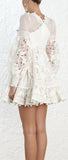 Corsage Embellished Mini Dress