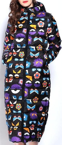 'Bag Bugs' Down Coat - DESIGNER INSPIRED FASHIONS