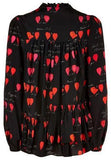 Petal Print Blouse