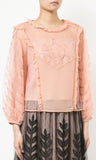 Ruffled Lace Blouse