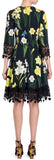 Daffodil Print Cady Dress