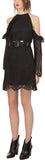 Waist Detail Crochet Mini Dress