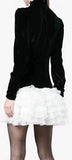 Tulle and Velvet Mini Dress
