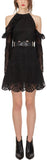 Waist Detail Crochet Mini Dress