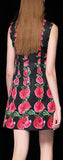 Roses Printed Mini Shift Dress
